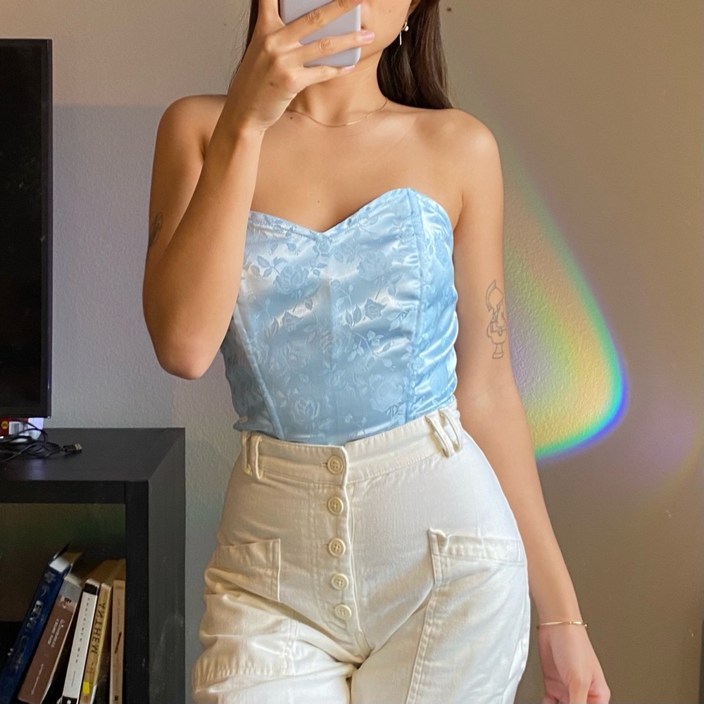 Handmade Tapestry Corset Top